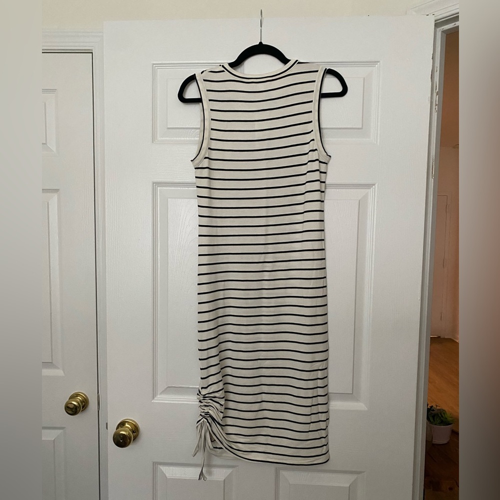 BB Dakota X Steve Madden Women’s Cascade Knit Dress | Medium | White & Black - Picture 3 of 6